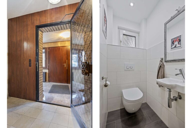 Eingangsbereich und WC EG