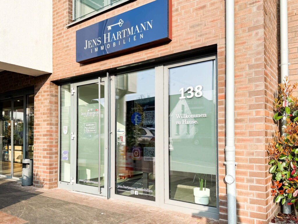 Jens Hartmann Immobilien Büro außenansicht